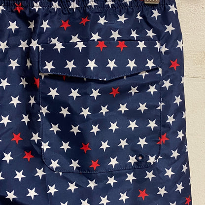 DSG Boy's Training Woven Volley Short Print University Navy Stars DAB12113PRT