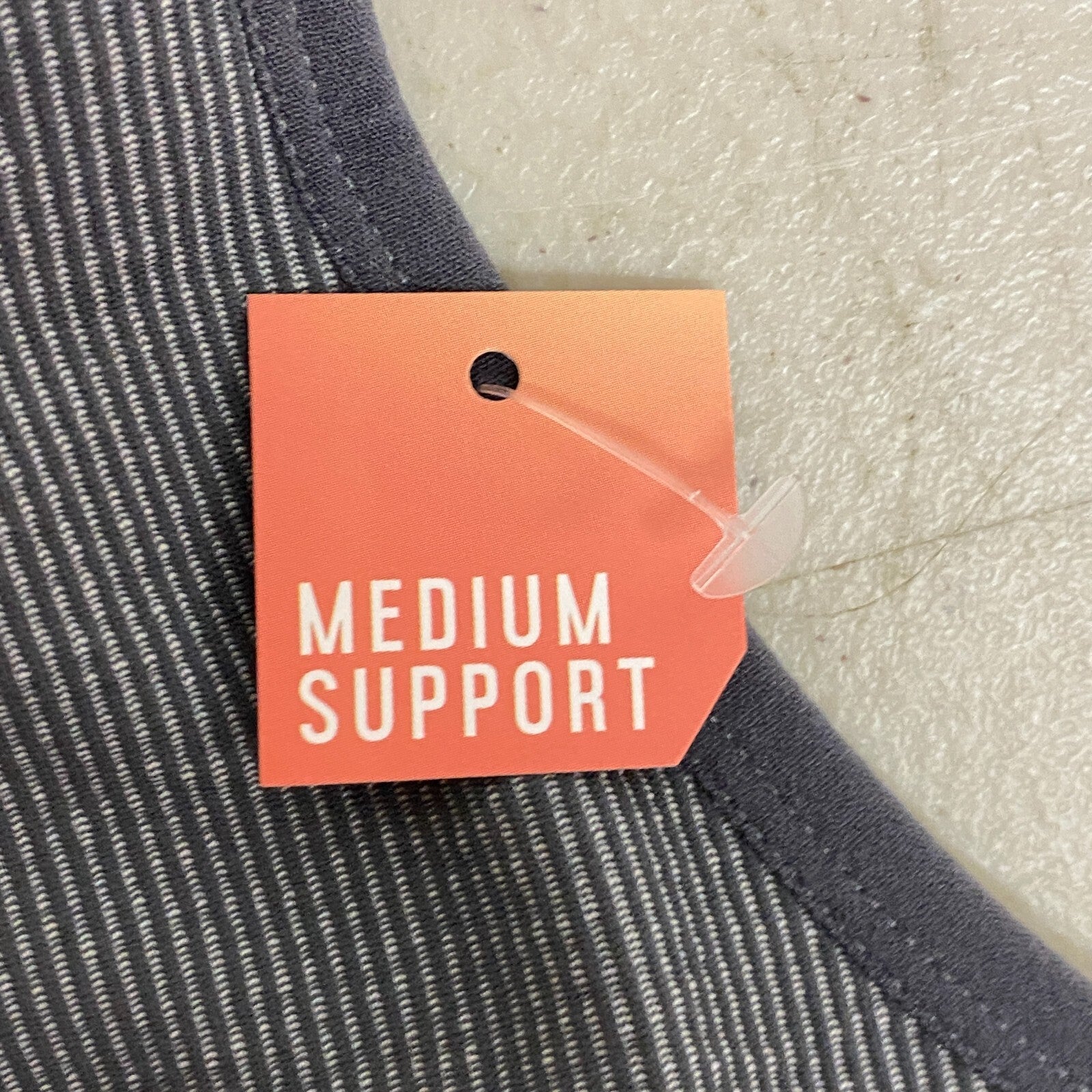 DSG TWITCH+ALLISON Medium Support Seamless Iridescent Bra Carbon Grey/Oat Milk