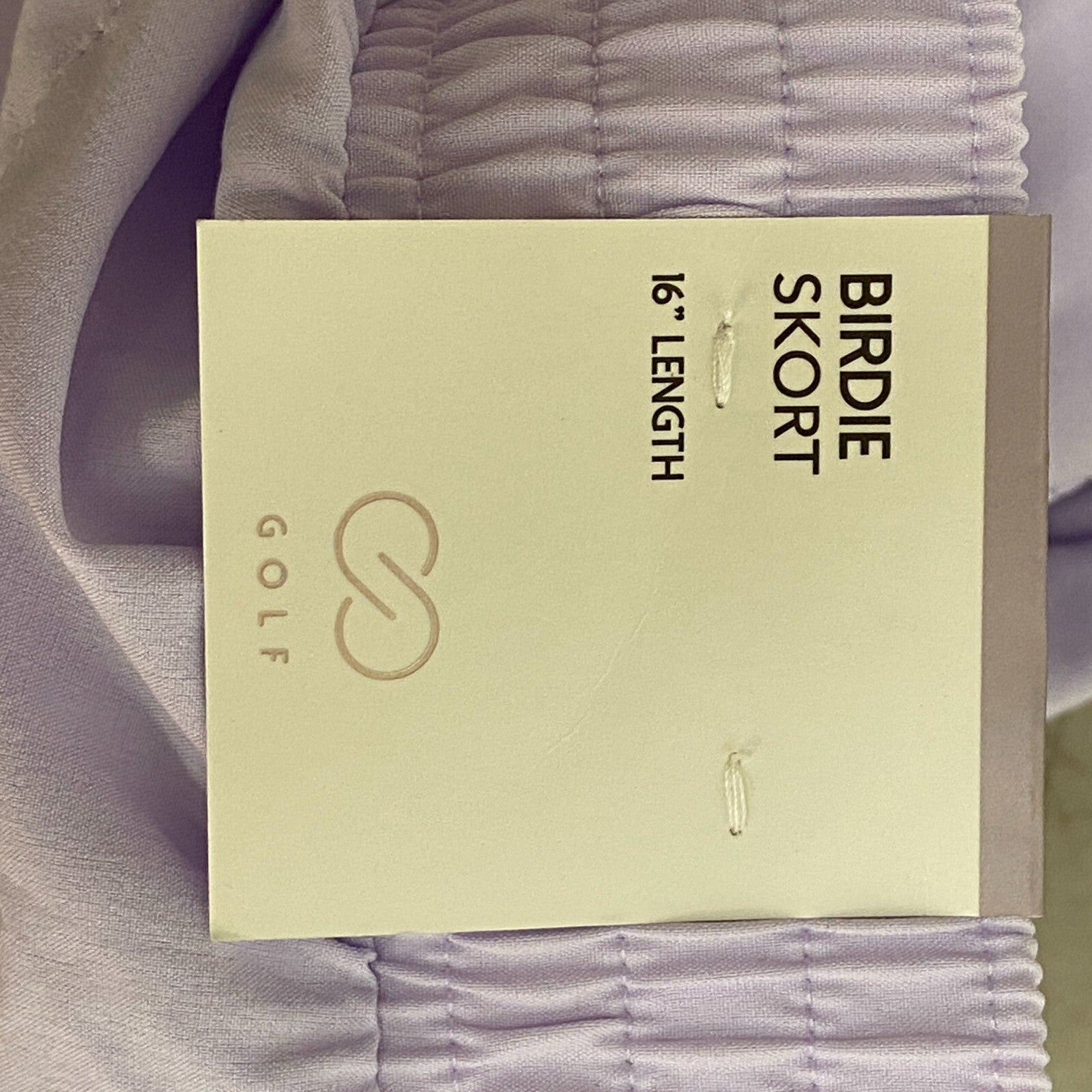 Calia 16" Length Birdie Athletic Skort Blooming Lilac WCG17020S23 BRAND NEW