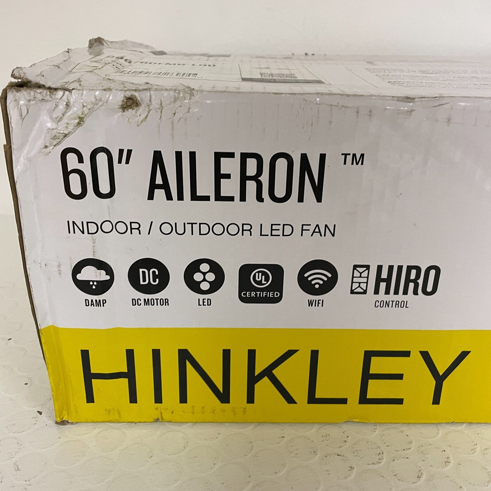 Hinkley Lighting 906760-LDD Aileron 60" 3 Blade Indoor LED - Matte Black