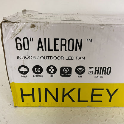 Hinkley Lighting 906760-LDD Aileron 60" 3 Blade Indoor LED - Matte Black
