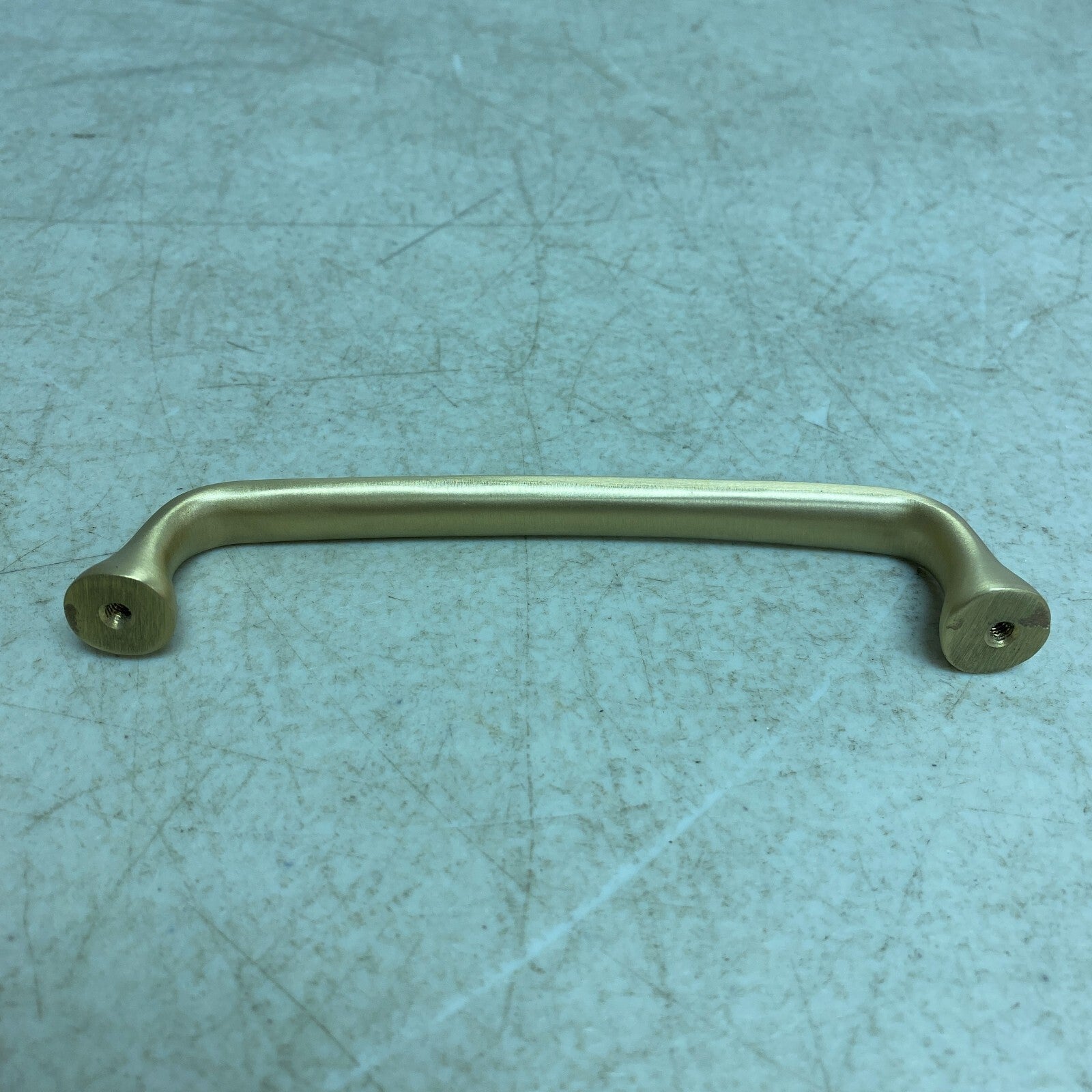 Signature Hardware 5-1/8" Orvin Brass Cabinet Pull - Satin Brass
