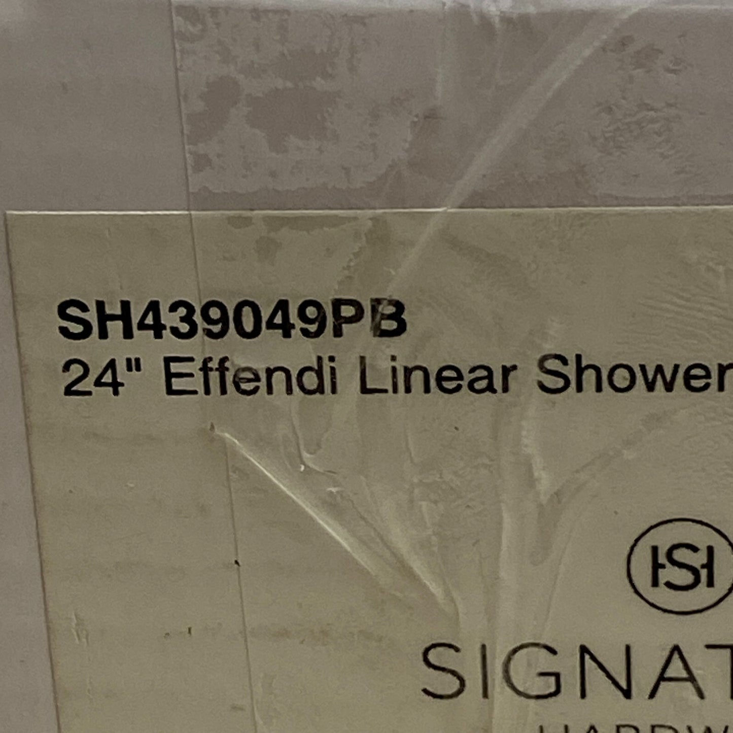 Signature Hardware 24" Effendi Linear Shower Drain - Polished Brass