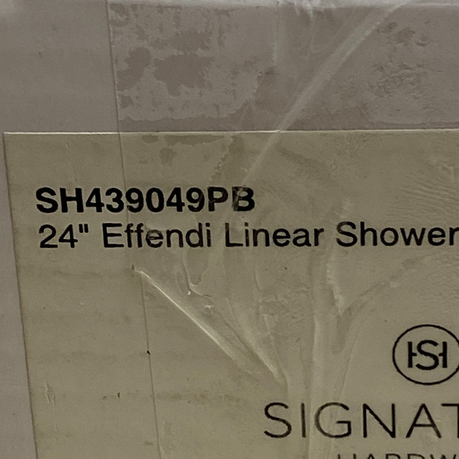 Signature Hardware 24" Effendi Linear Shower Drain - Polished Brass