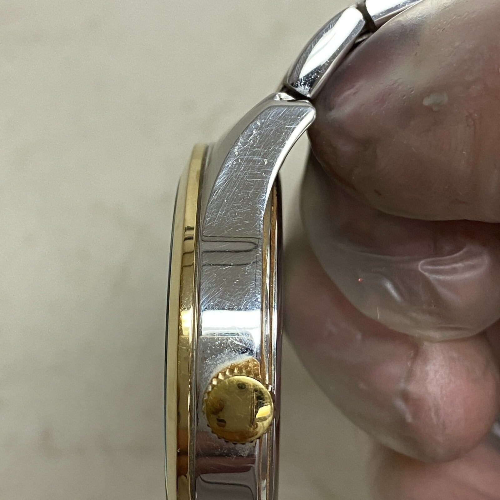 Armitron Women's Two Tone Time Day And Date Function Bracelet Watch, 20/5491TT