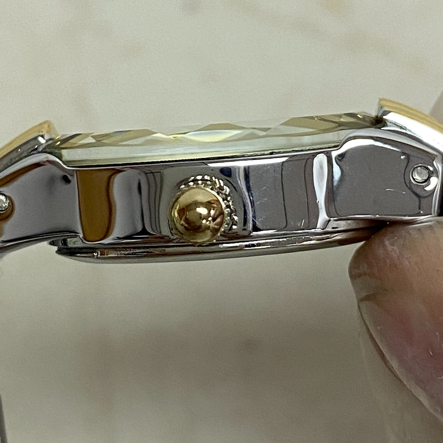 armitron womens watch 1Jewel Runs New Battery Swiss parts #75/3313ttg