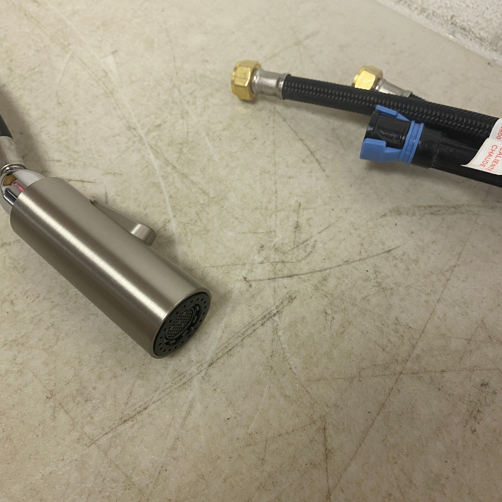 allen + roth Harlow Pull-Down Kitchen Faucet Stainless Steel Finish 5505623