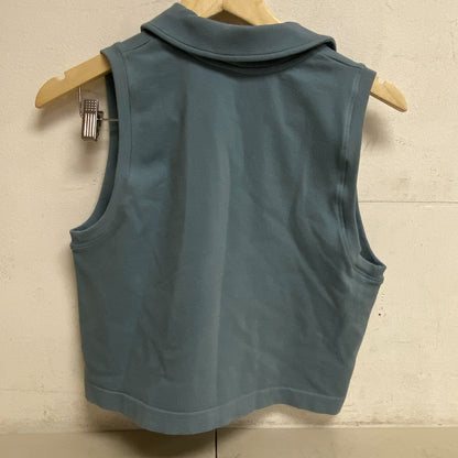 DSG Twitch + Allison Women's Seamless Collared Tank Gray Water BOSSW13321