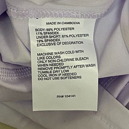 DSG Women's Performance Mid Rise Stride Skort Built-in Short Lilac DAW13123