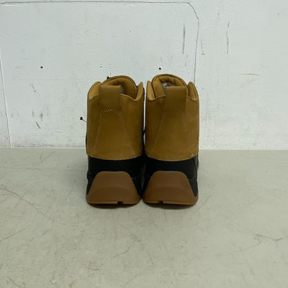 Alpine Mens Full grain leather Tan Gavin Duck Boot AD22MCW003-TAN