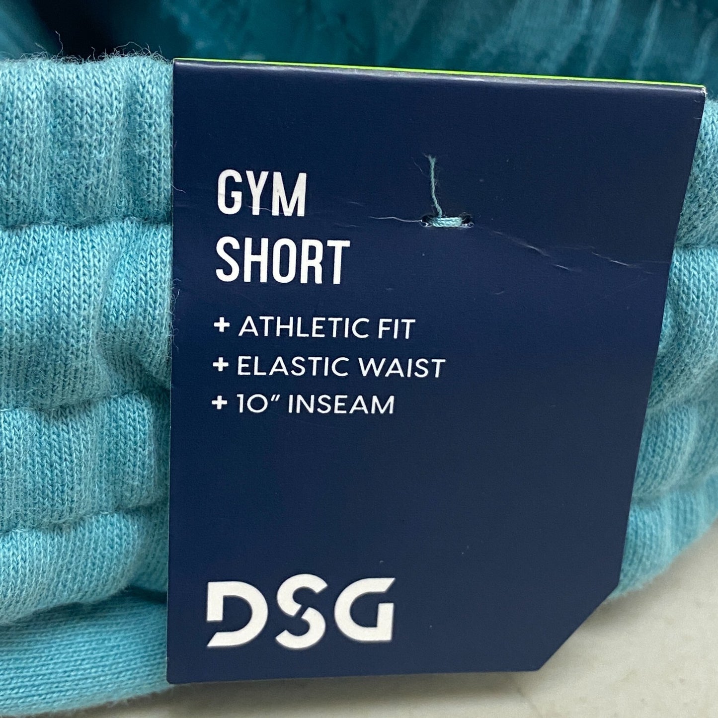DSG Men's 10"Everyday French Terry Gym Short Athletic Fit Digital Green DAM12400