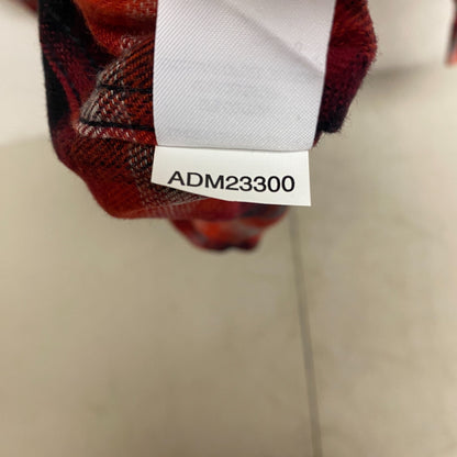 Alpine Design Men's AD M Brushed Flannel Long Sleeves Red Hickory Plaid ADM23300