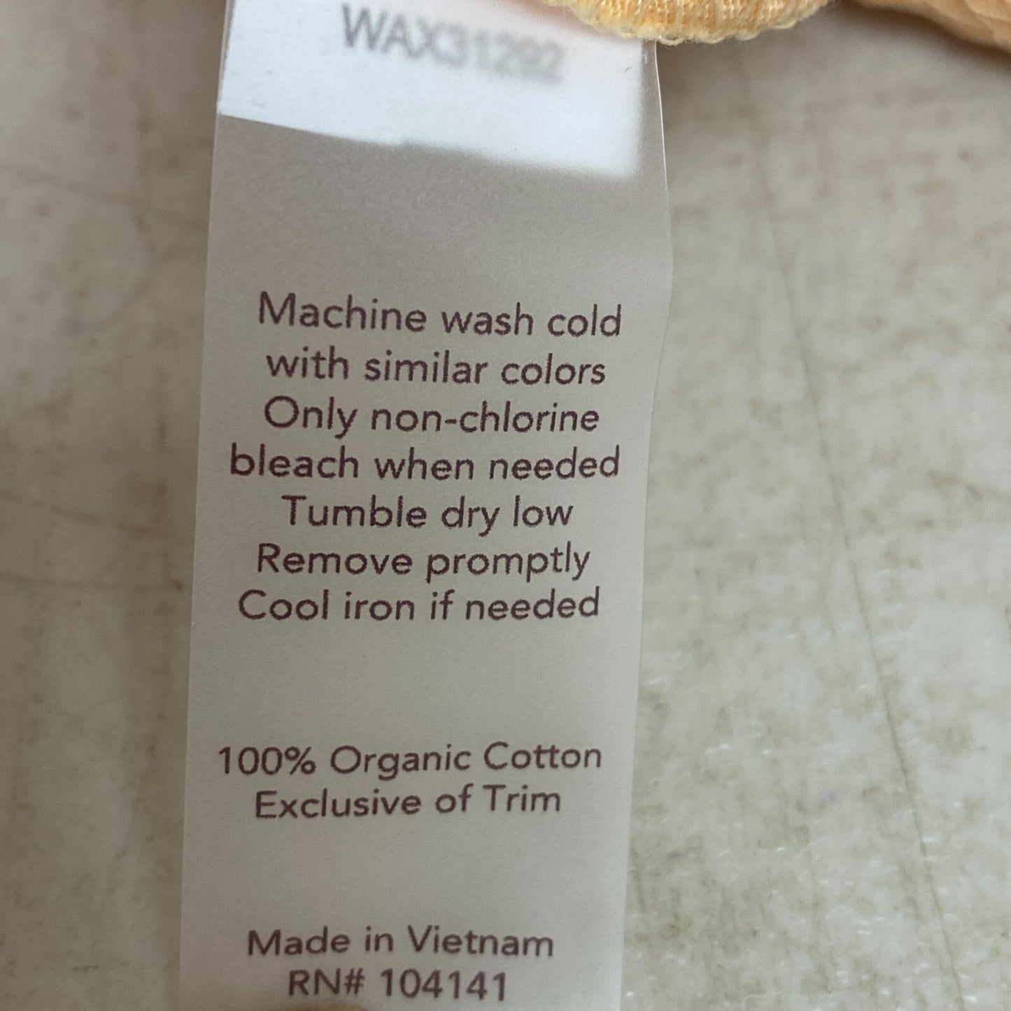 Calia Oversized Everyday Short Sleeve Tee Sunrise Orange Solid Trendy WAX31292