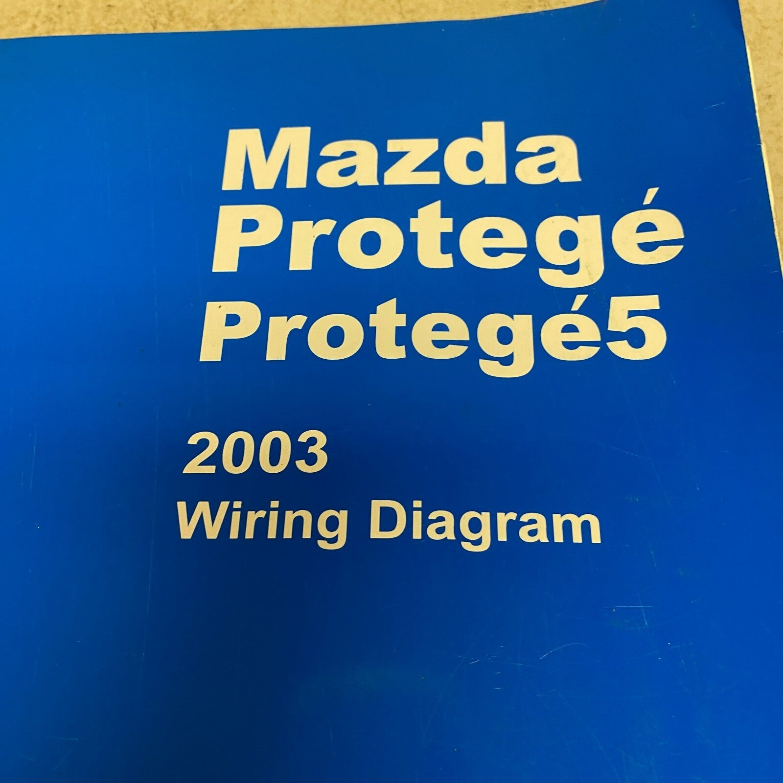 Mazda Protoge 5 2003 Wiring Diagram 9999-95-019G-03 , #569-1CP
