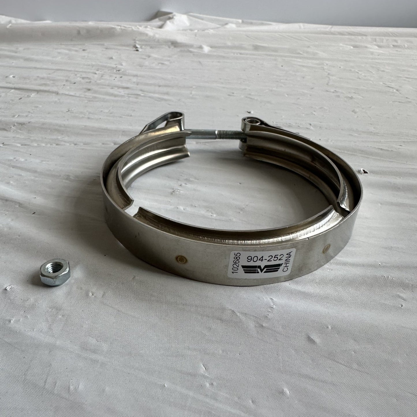 Dorman 904-252 Stainless V-Band Exhaust Clamp for 05–10 Ford Down Pipe