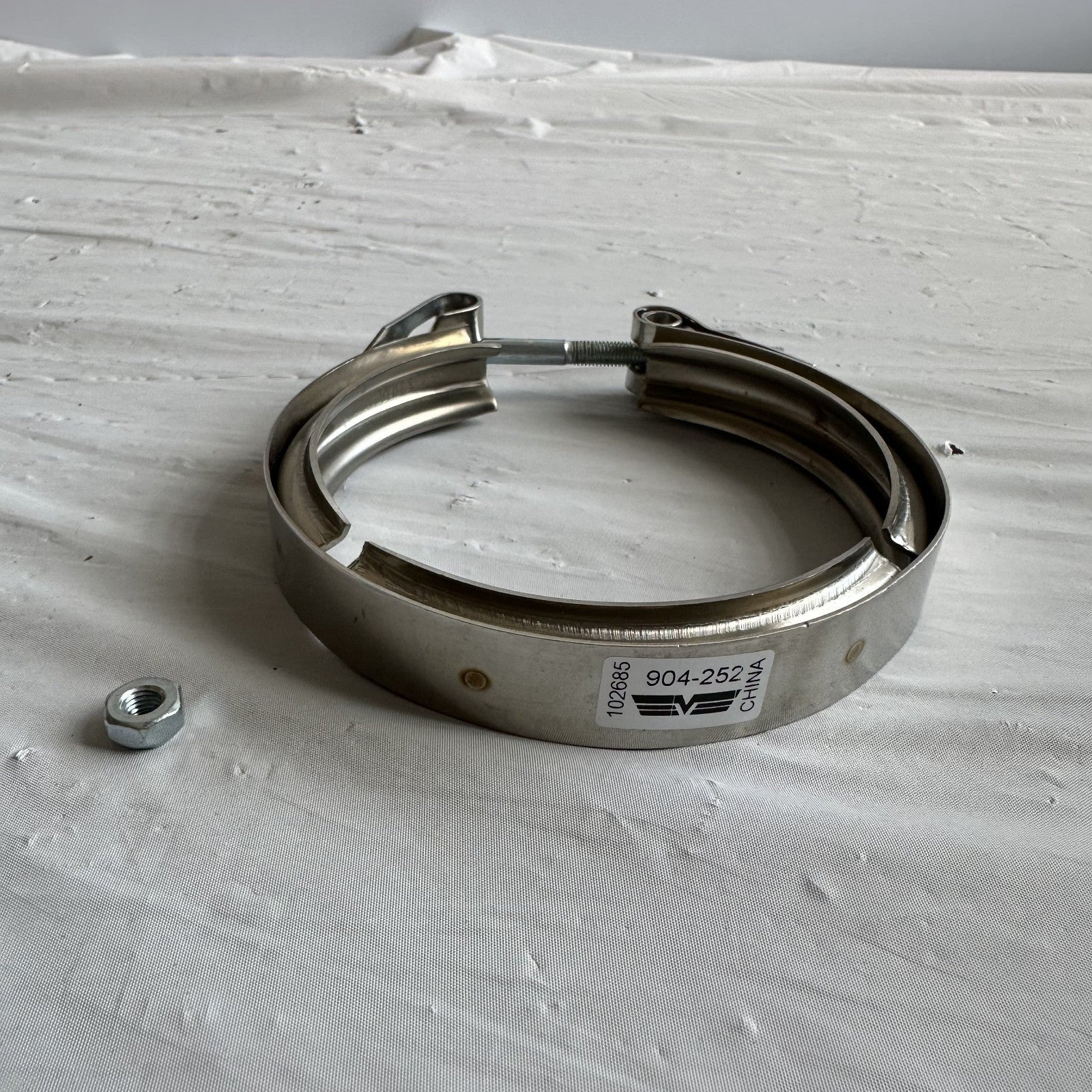 Dorman 904-252 Stainless V-Band Exhaust Clamp for 05–10 Ford Down Pipe