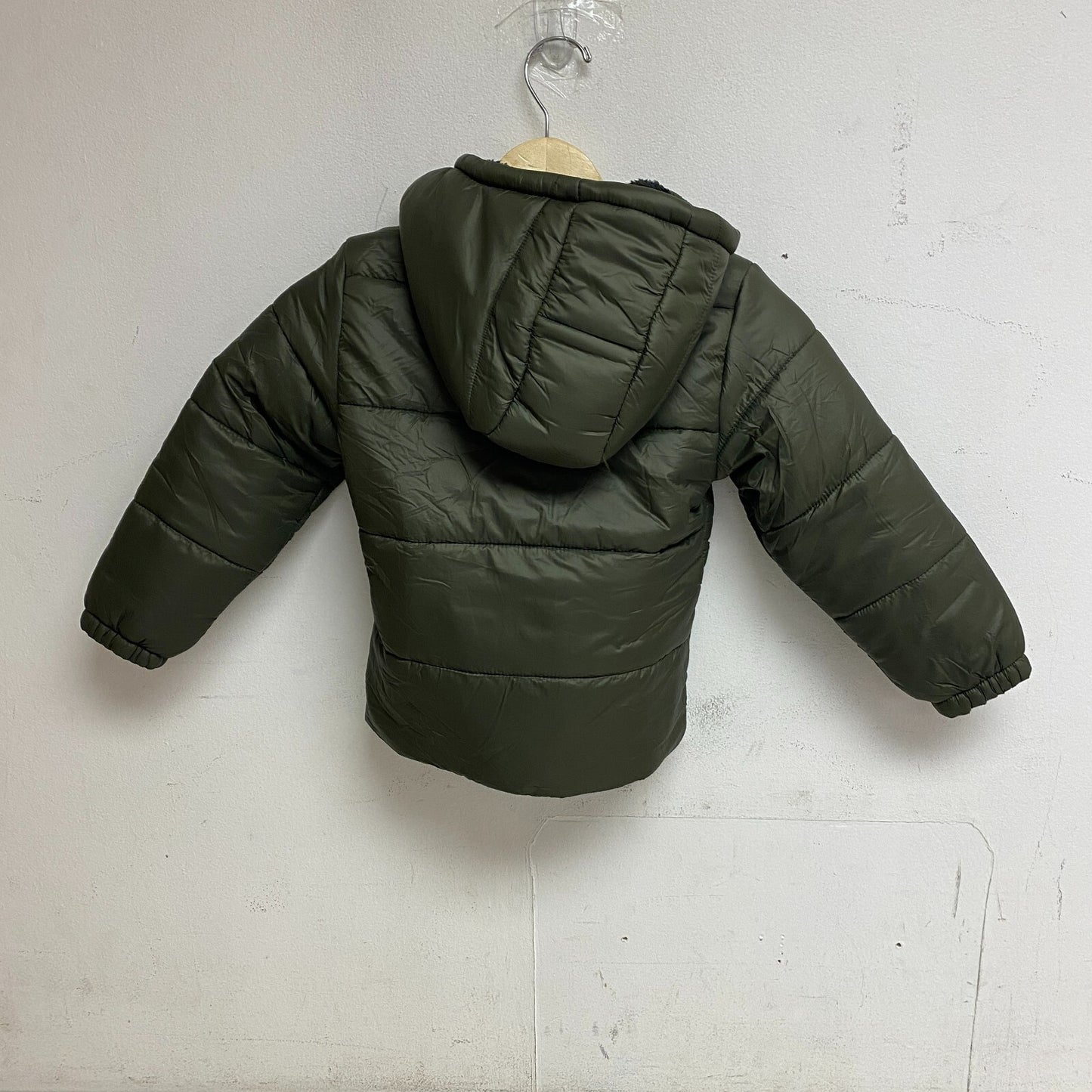DSG Boys Insulated Jacket Dark Green Solid DOB23500A Warm Winter Weather Soft