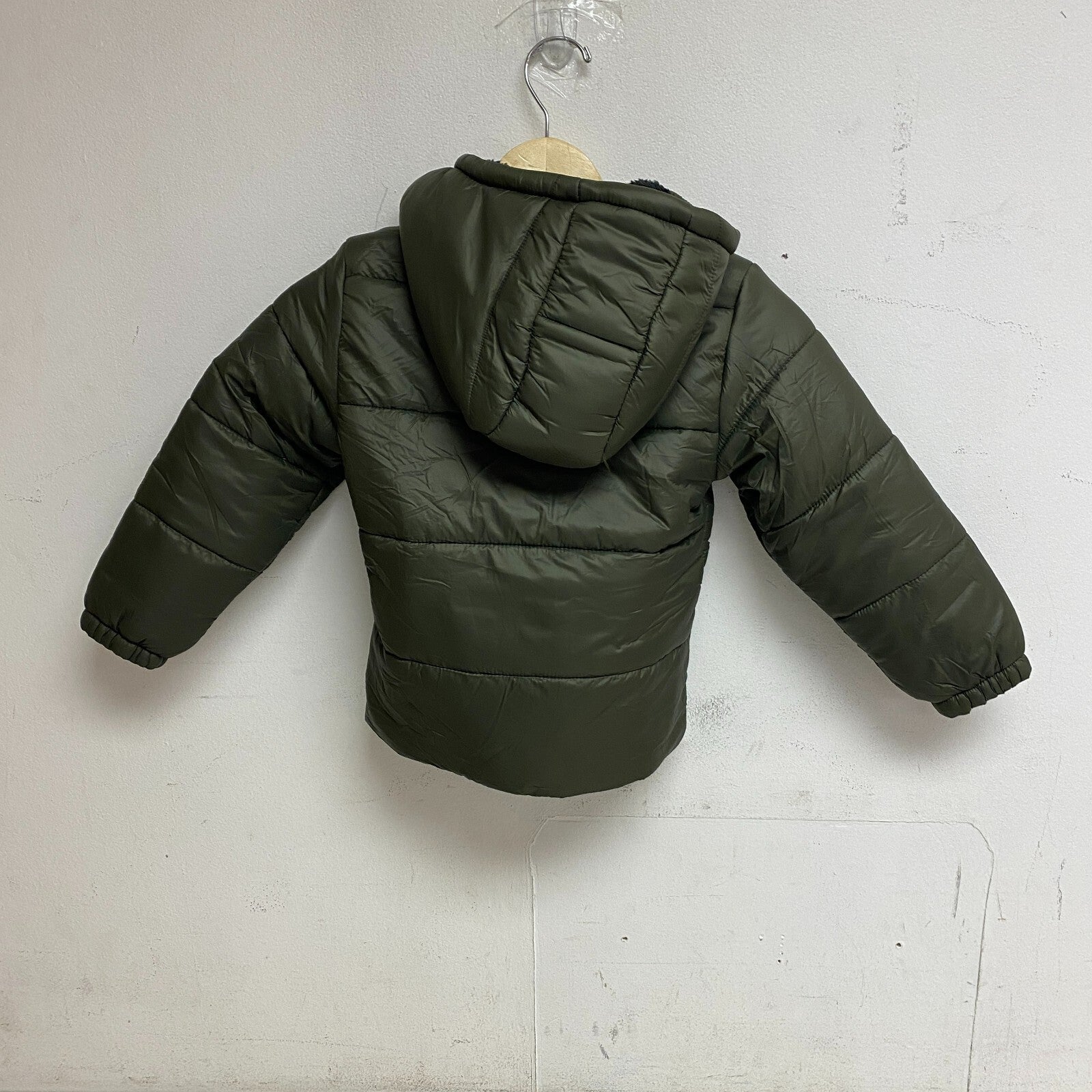 DSG Boys Insulated Jacket Dark Green Solid DOB23500A Warm Winter Weather Soft