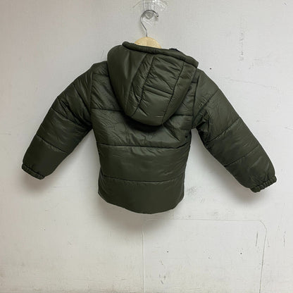 DSG Boys Insulated Jacket Dark Green Solid DOB23500A Warm Winter Weather Soft