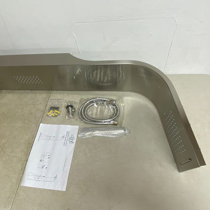 ALFI brand ABSP20 Alfi Trade Pressure Balanced Shower Panel - Stainless Steel