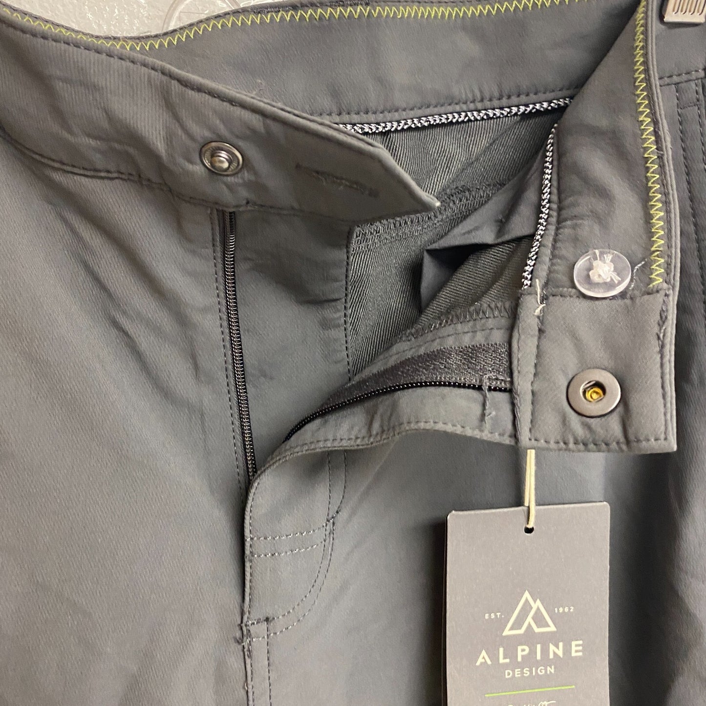 Alpine Design Men's M AD Trailhead Tech Modern Fit Pant 34x34 Asphalt ADM20900