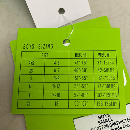 DSG Boys' Solid Cotton Graphic Tee Shirt Cool Mint Beachside Court DAB21108