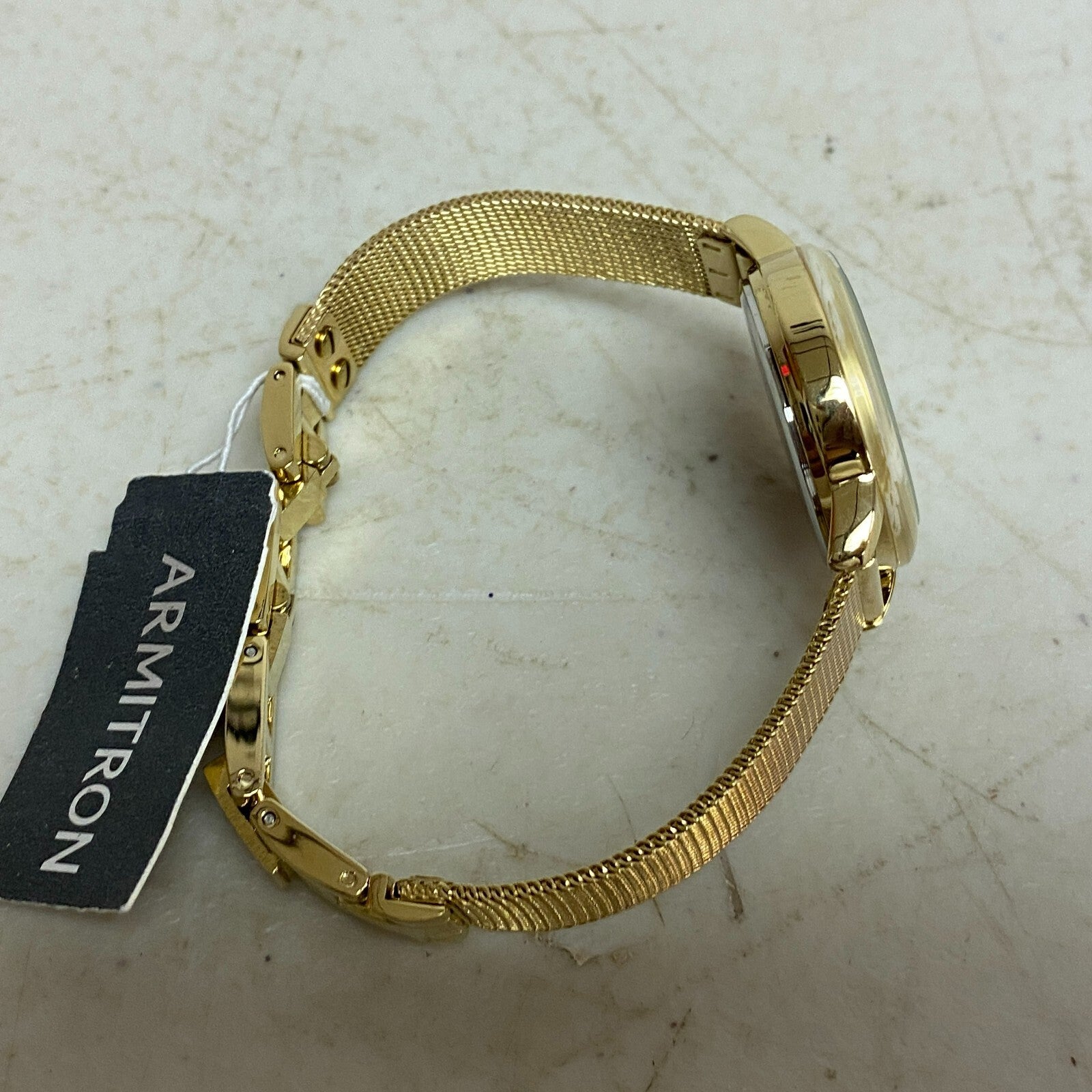 Armitron Women's Diamond-Accented Mesh Bracelet Watch, 75/5723GP