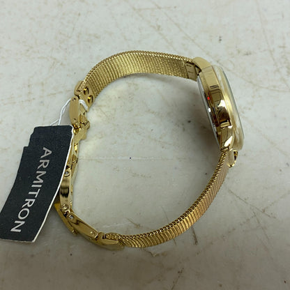 Armitron Women's Diamond-Accented Mesh Bracelet Watch, 75/5723GP