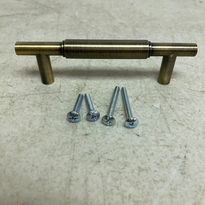 Signature Hardware 3-3/4" Colmar Solid Brass Cabinet Pull - Antique Brass