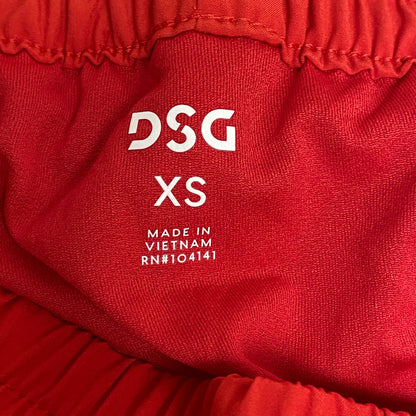 DSG Women's Mid Rise Stride Run Short Red Spark Pull On DAW39320AZ BRAND NEW