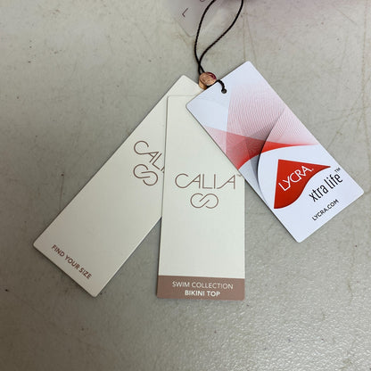 Calia Women's Swim Collection Tie Front Swim Bikini Top Lush Berry WSA22200 New