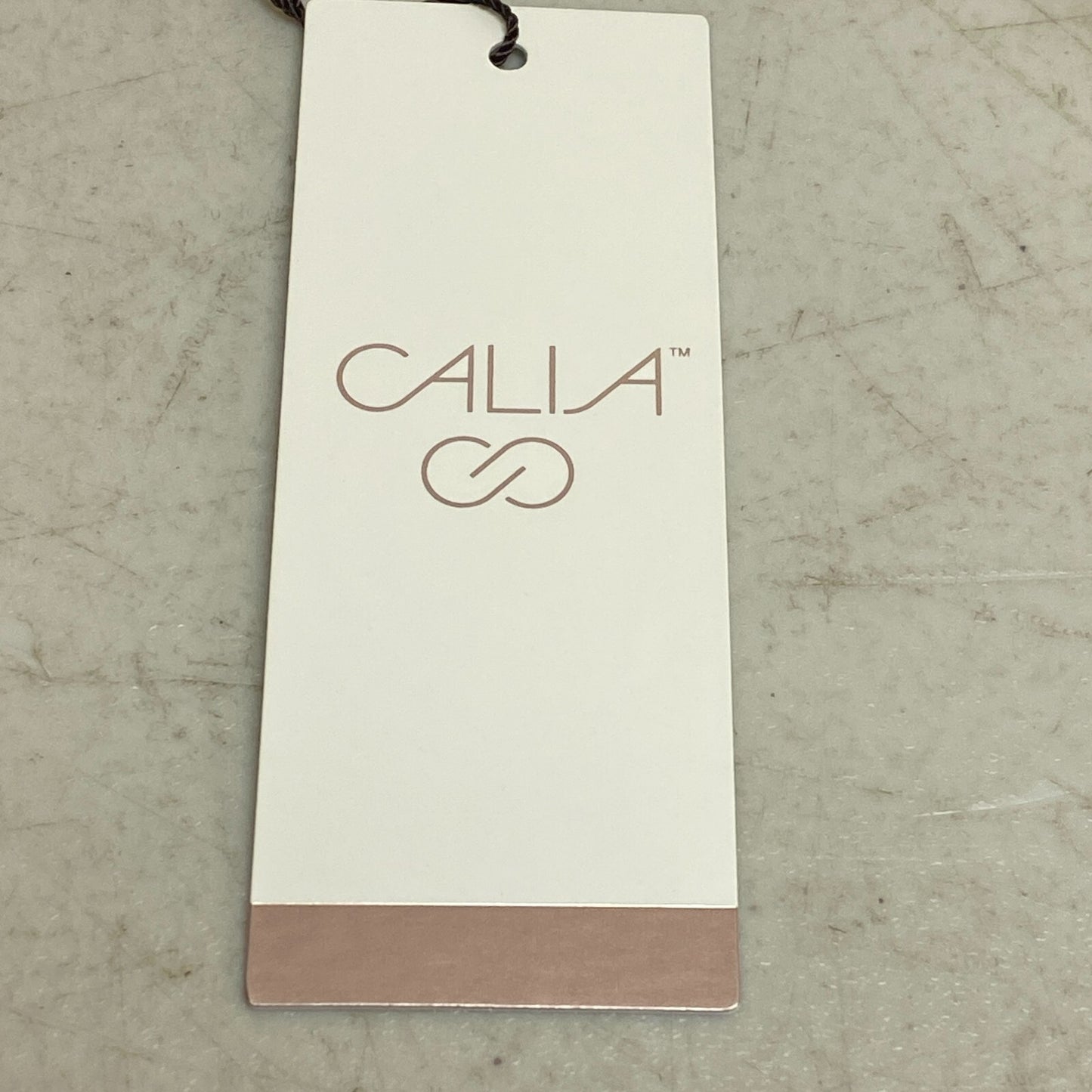 Calia Womens Cut Out Ribbed Tank Top Cloud Cover Solid Stylish WAX11269