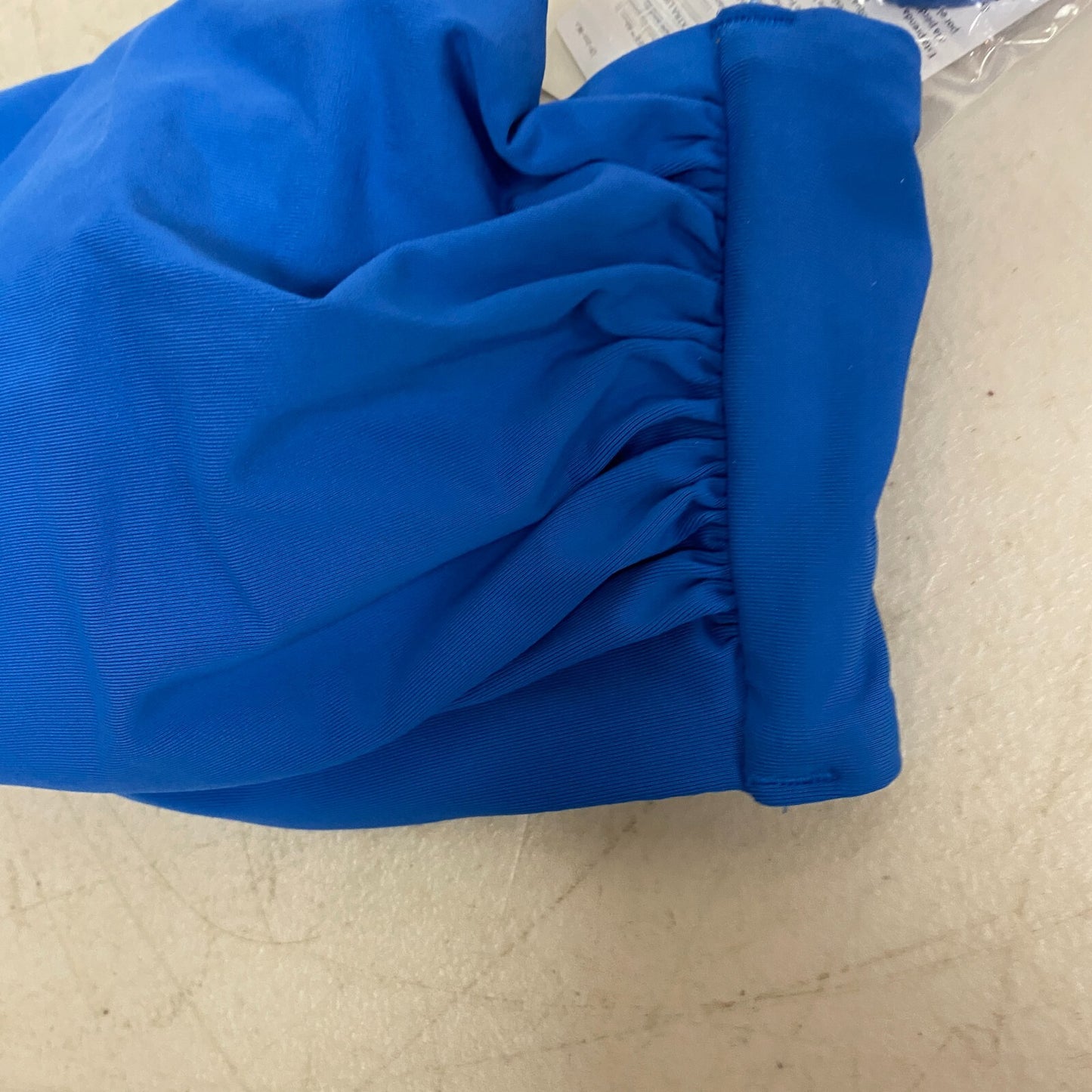 Calia Women's Swim Top Shirred Strapless Bandeau ROYAL BLUE WSA23202 Brand New!