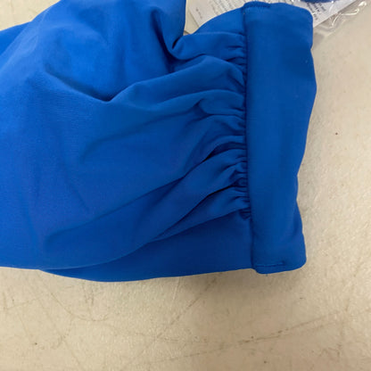 Calia Women's Swim Top Shirred Strapless Bandeau ROYAL BLUE WSA23202 Brand New!