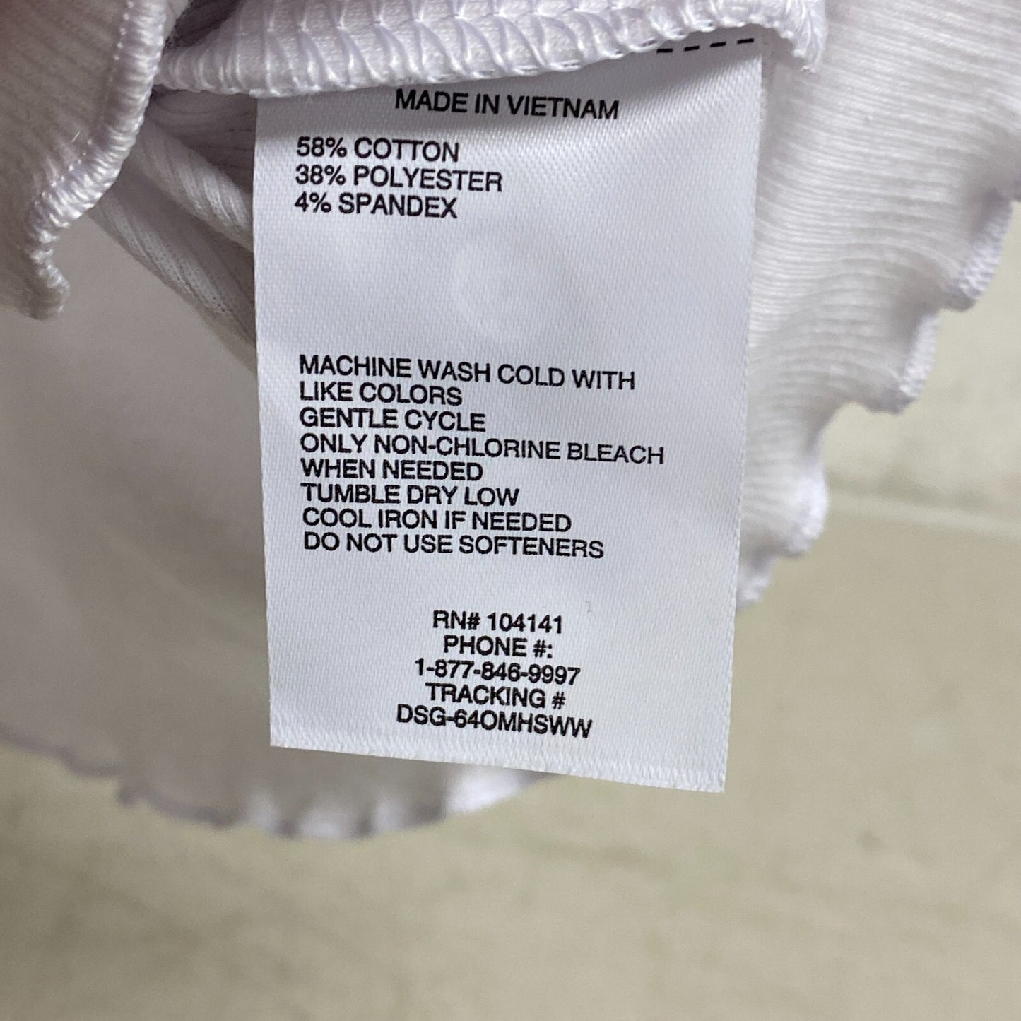 DSG Girls Everyday Striped Lettuce Hem Rib Tank Pure White DAG12108 New