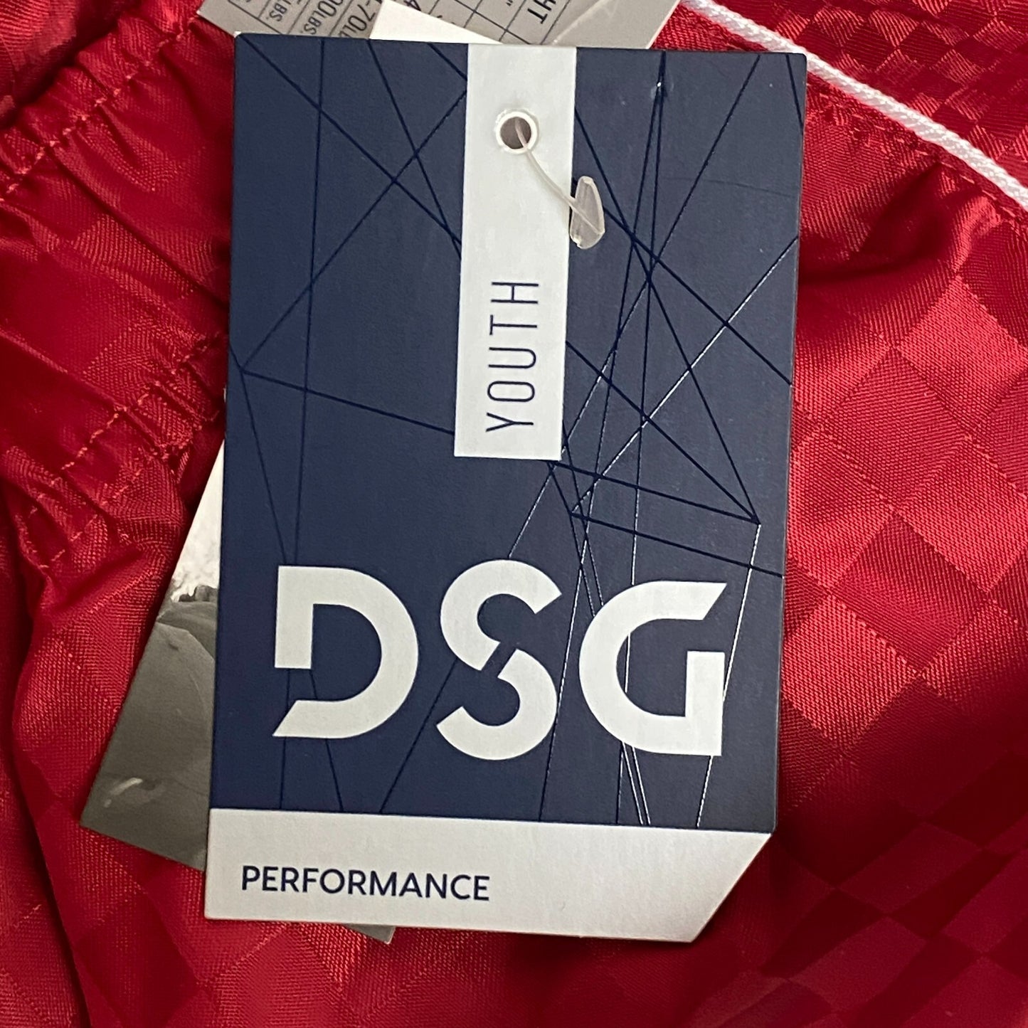 DSG Boys' Woven Soccer Shorts Team Red Performance Fashion Trendy DAB12800