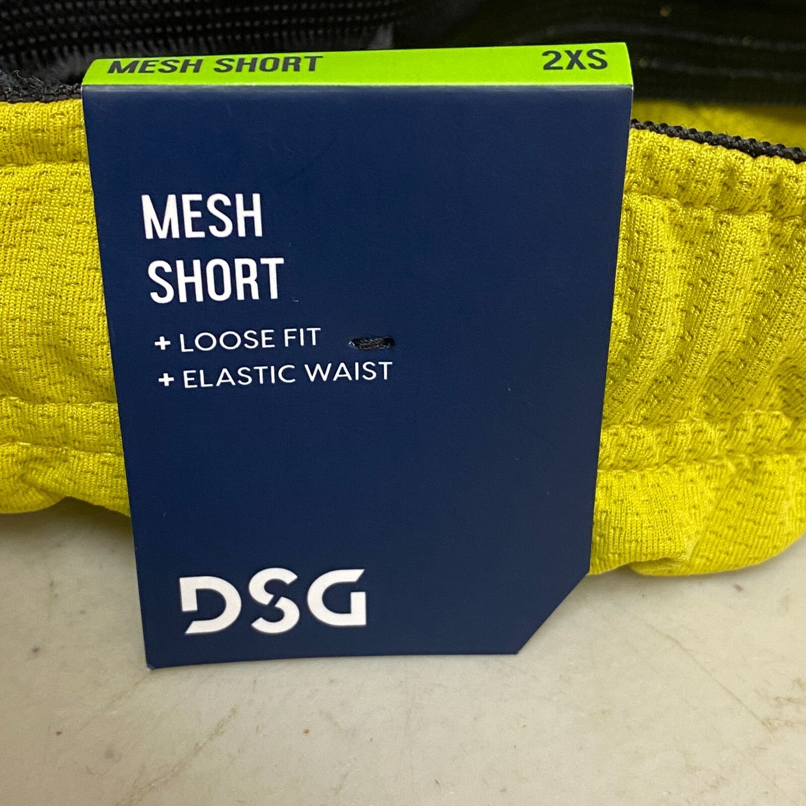 DSG Boys' Mesh Training Polyester Shorts Loose Fit Elastic Waist Warm Olive