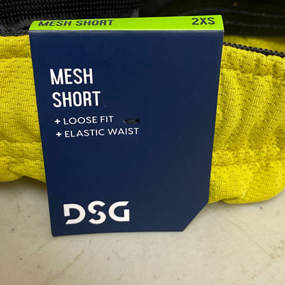 DSG Boys' Mesh Training Polyester Shorts Loose Fit Elastic Waist Warm Olive