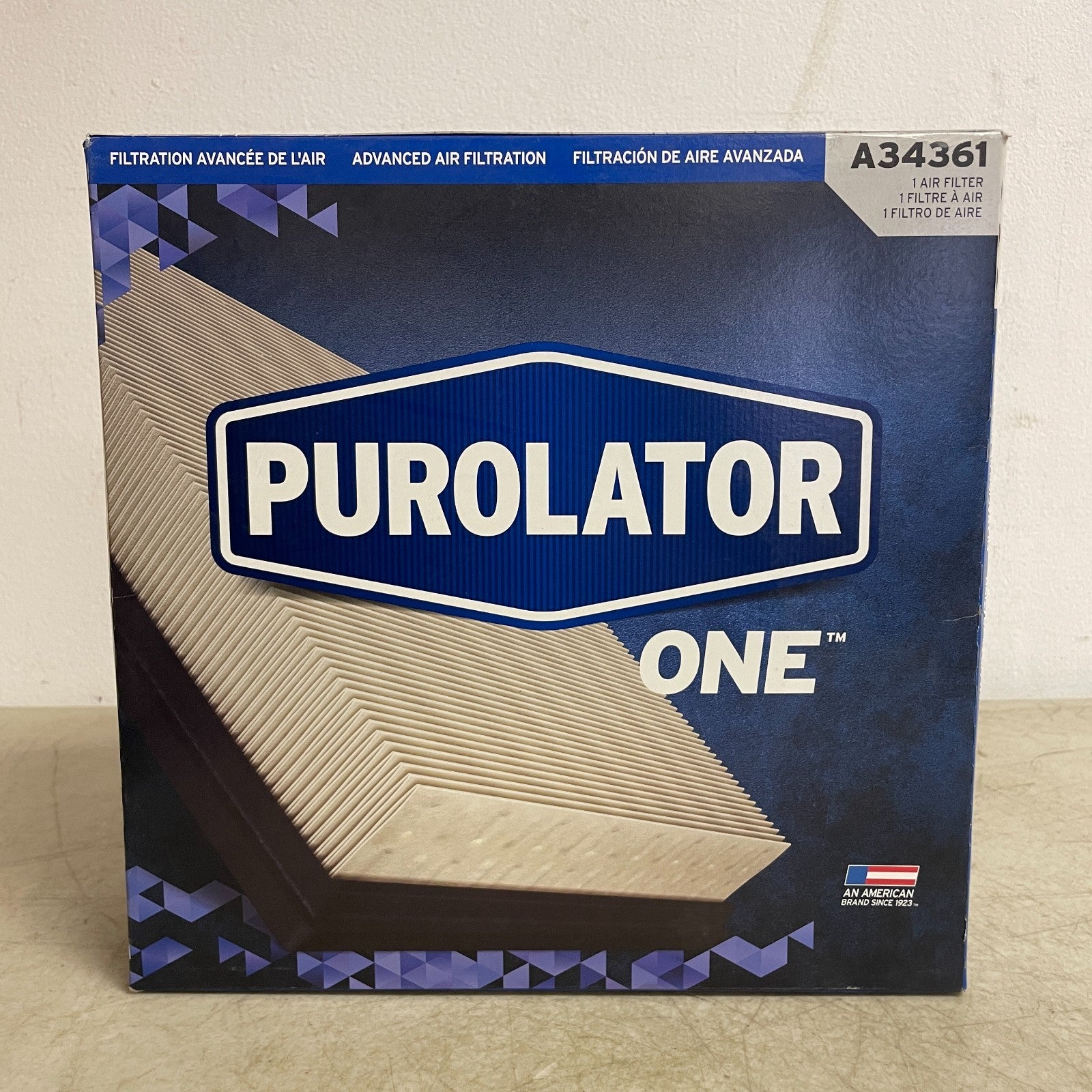 PurolatorONE A34361 Engine Air Filter Blocks 99% Dirt Lasts 12K Miles