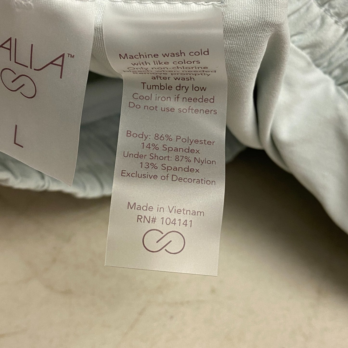 Calia Womens Mid Rise Infinity Run Skort Calming Green WAX12336 BRAND NEW