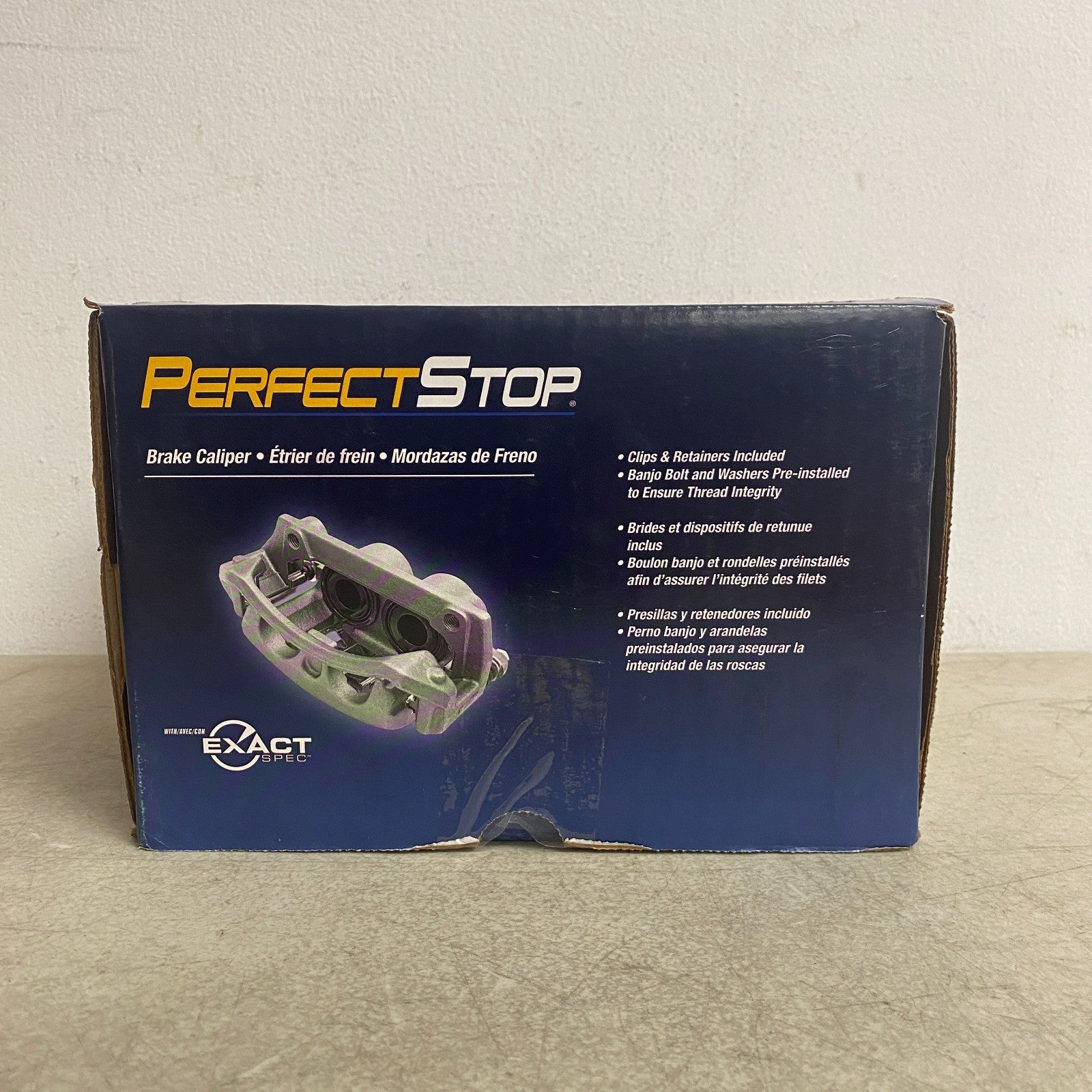 PERFECT STOP 89-00608B Remanufactured Front Brake Caliper w/Bracket & Hardware