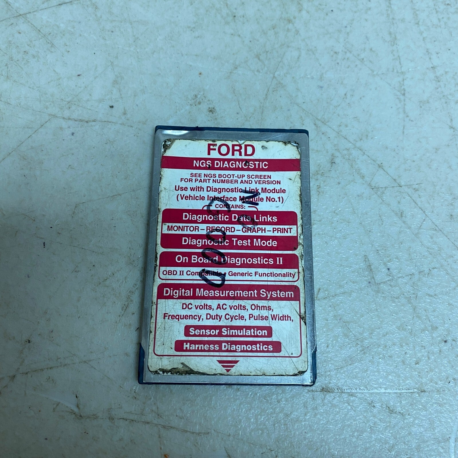 Ford NGS Diagnostic Card Made in USA  , #789-1CP