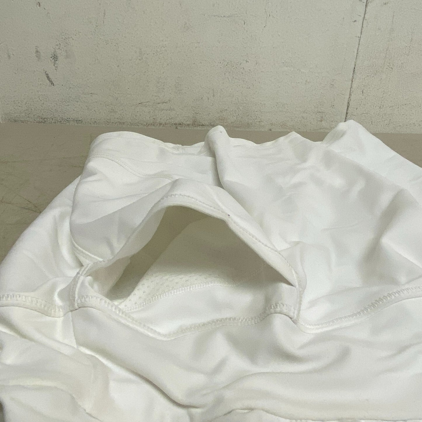 Calia Womens Run Racerbak Romper Pure White Sleeveless Solid Stylish WAX15046