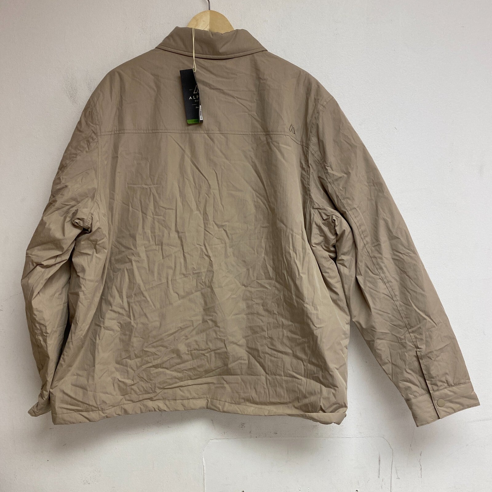 ALPINE DESIGN AD M ELEGANT HILLTOP VIEW SHIRT JACKT LIGHT BEIGE ADM23609 NEW!