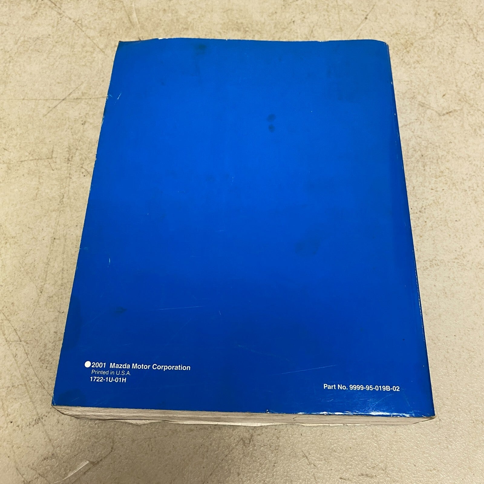 Mazda 626 2002 Workshop Manual 9999-95-019B-02 , #578-1CP