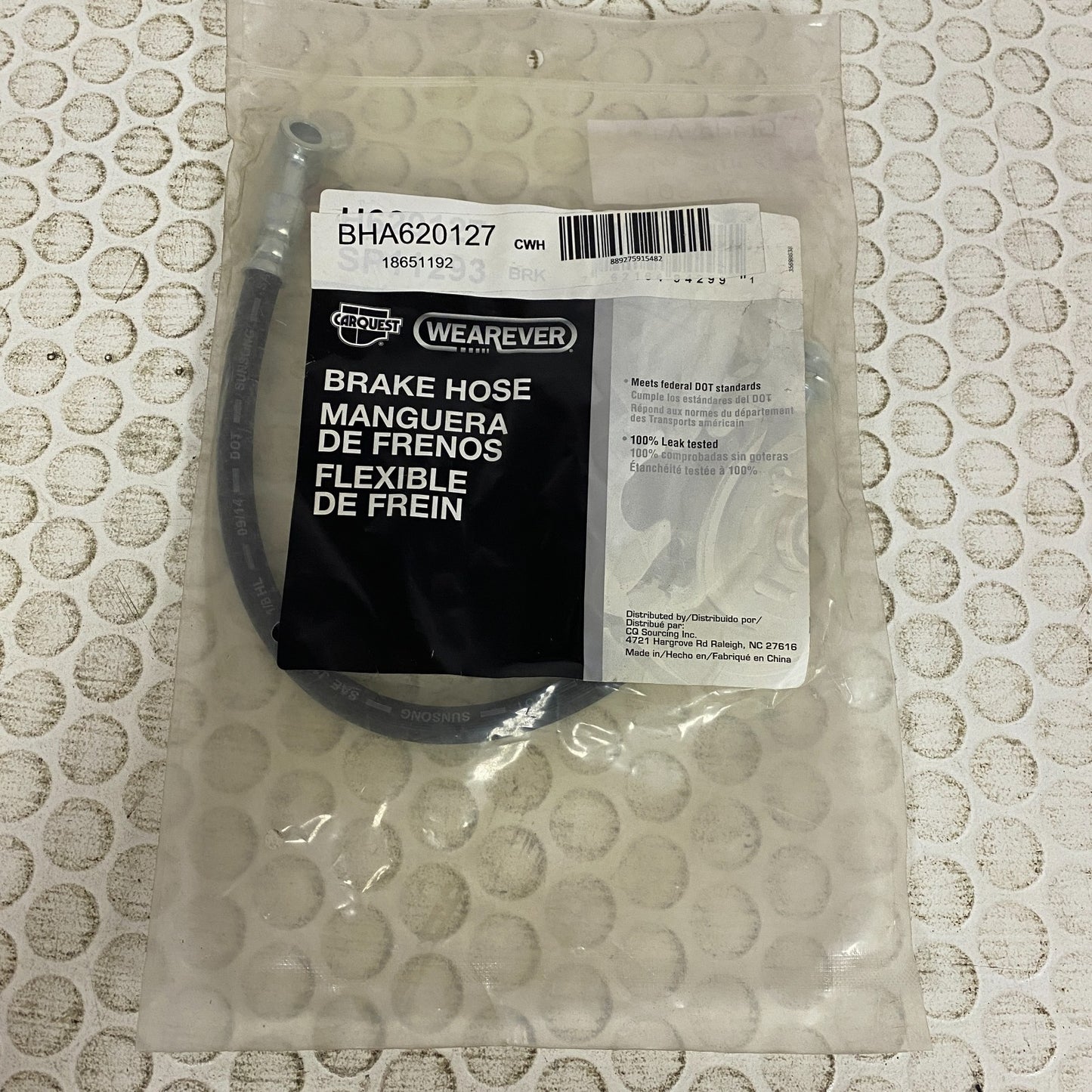 Carquest Wearever BHA620127 Brake Hose Assembly