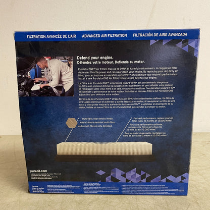 PurolatorONE A34361 Engine Air Filter Blocks 99% Dirt Lasts 12K Miles