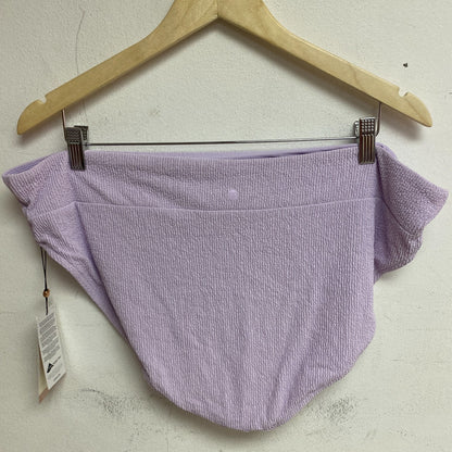 Calia Wide Banded High Leg Swim Bottoms Lilac Flash WSA23414N BRAND NEW
