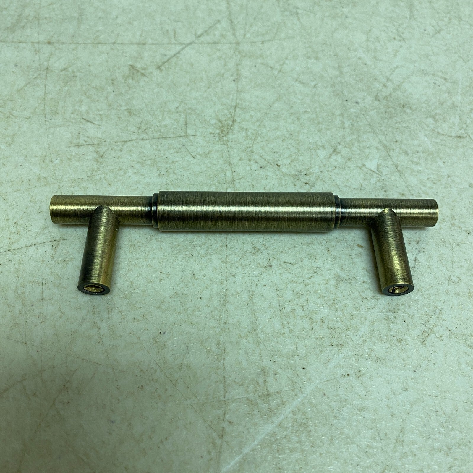 Signature Hardware 3-3/4" Colmar Solid Brass Cabinet Pull - Antique Brass