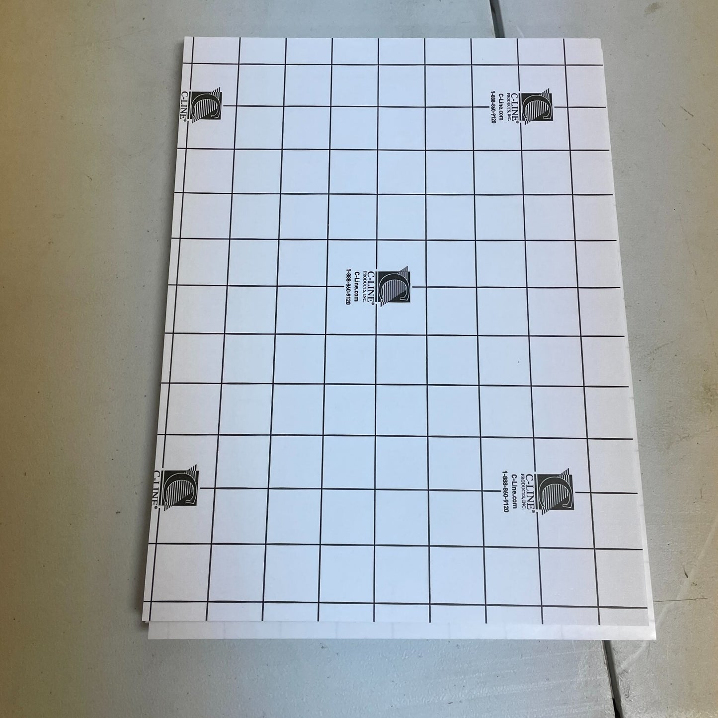 C‑Line Cleer Adheer 9″×12″ Self‑Adhesive Laminating Film 50‑Pack